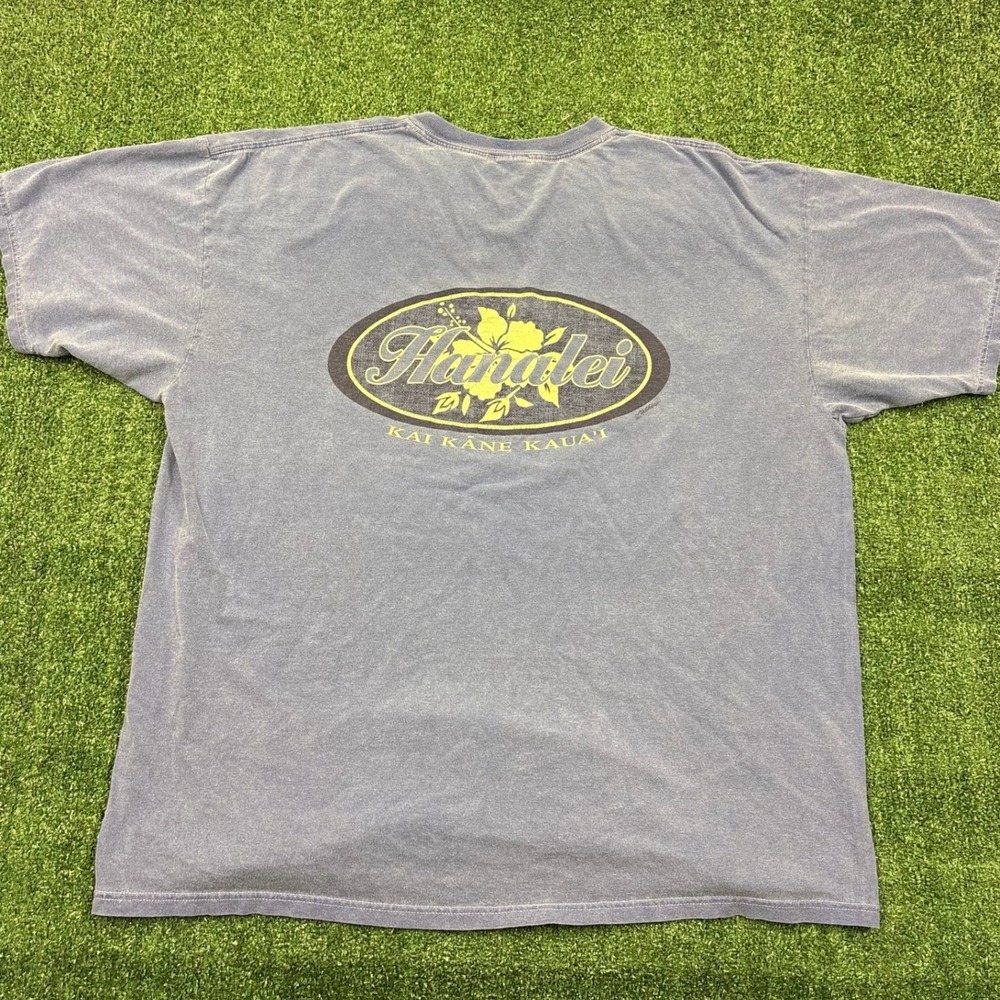 Y2K Yesterdays Hanalei Kauai Hawaii Surf T-shirt